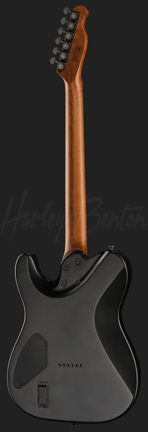 Harley Benton Fusion-T II EMG MN HT E-Gitarre Satin Black Hardtail