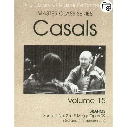 Shar Casals Master Class Vol. 15 Noten Cello Meisterkurs