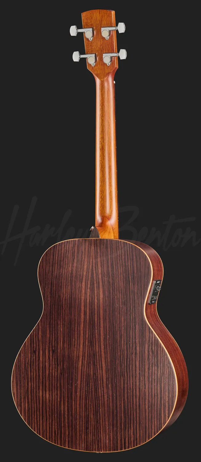Harley Benton Custom Line CLB-70SRE Mini Akustikbass schwarz Fichte massiv