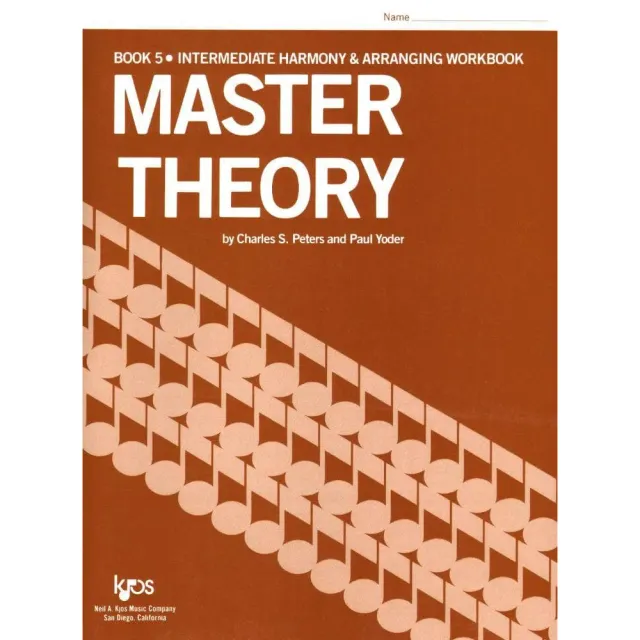 Kjos Master Theory Book 5 Theoriebuch Intermediate Harmony