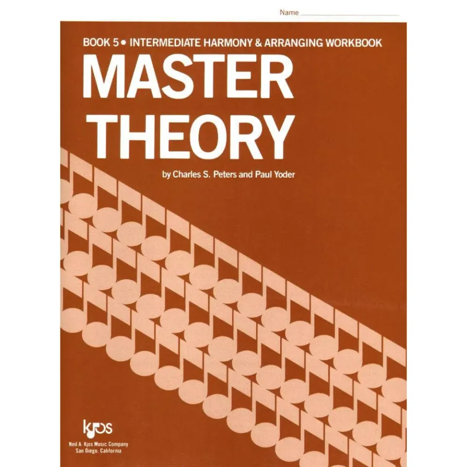 Kjos Master Theory Book 5 Theoriebuch Intermediate Harmony
