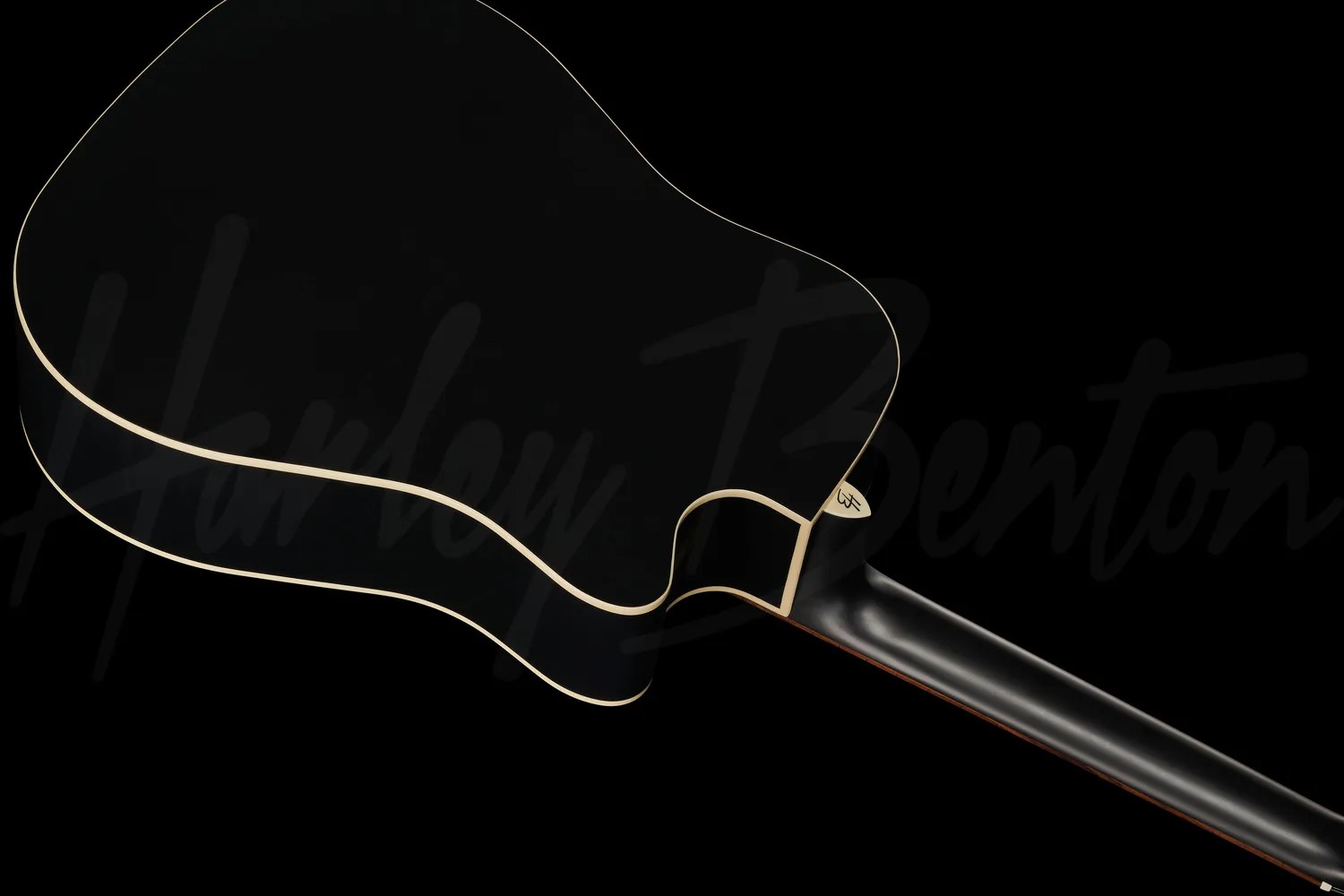 Harley Benton Custom Line CLD-10SCE-12BKS LH Westerngitarre 12-saitig