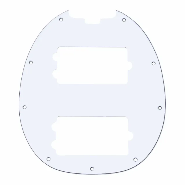 Sterling RAY4HH Pickguard Weiß Schwarz E-Bass