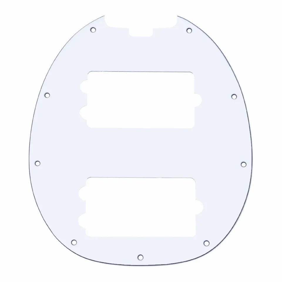 Sterling RAY4HH Pickguard Weiß Schwarz E-Bass