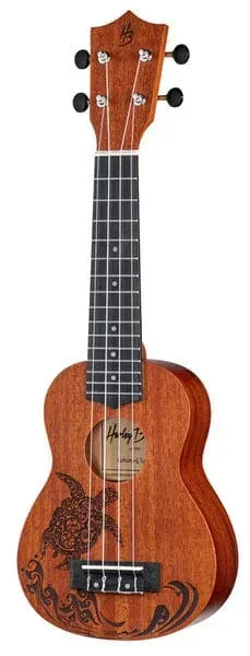 Harley Benton Kahuna-S Turtle Ukulele Sopran Mahagoni