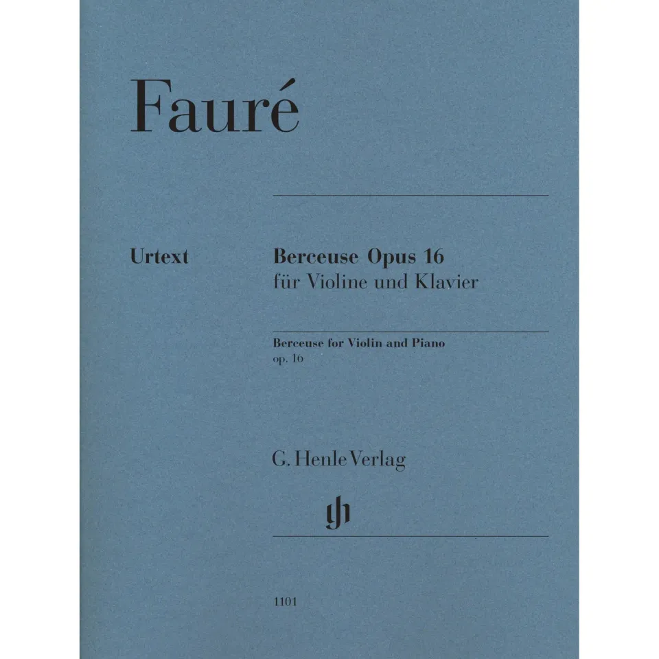 Shar Music Fauré Berceuse op.16 Noten Violine Klavier Urtext
