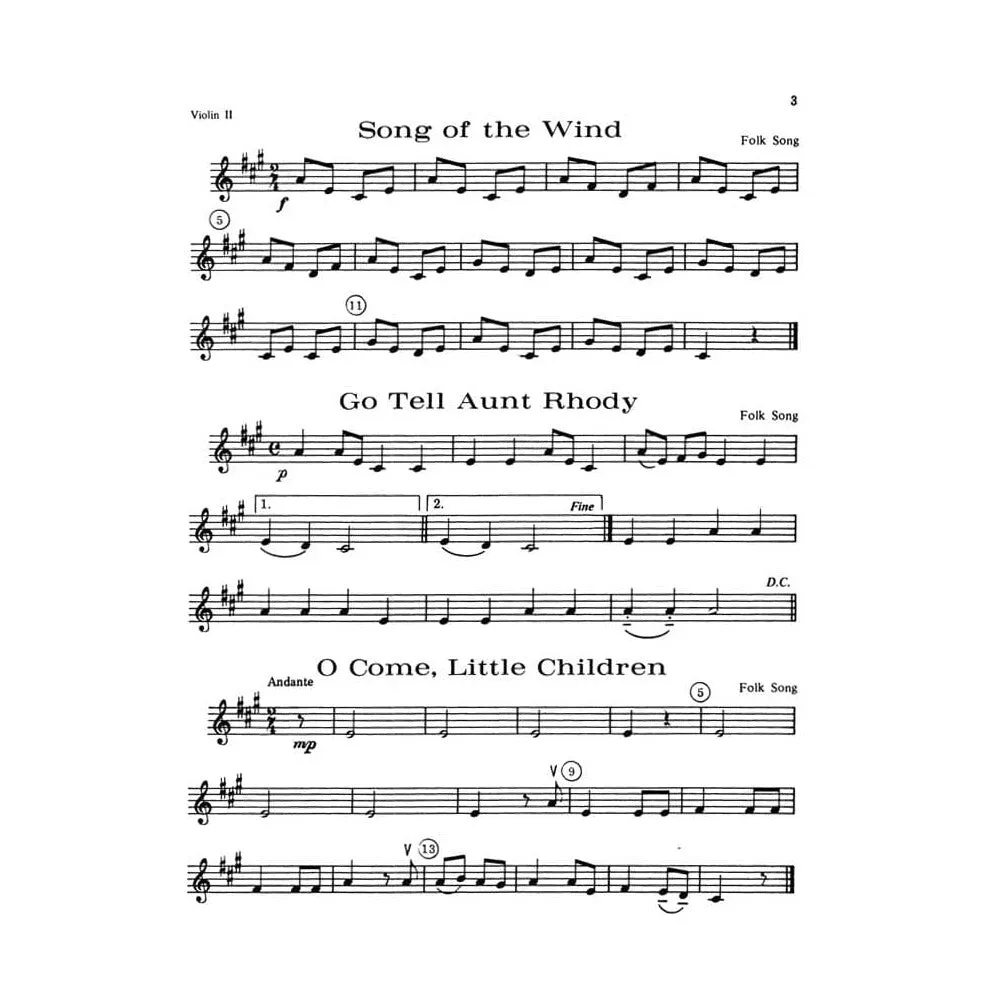 Shar Suzuki Orchesterbegleitung Vol.1-2 Noten Violine 2