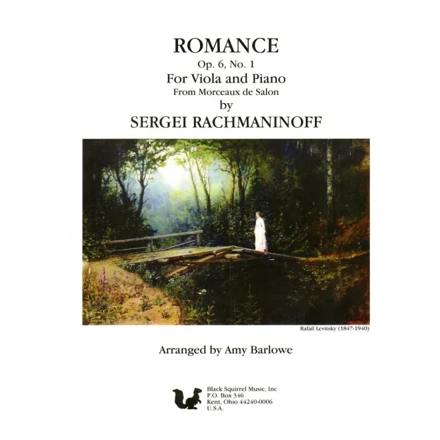 Rachmaninoff Romance Op 6 Nr 1 Noten Viola Klavier