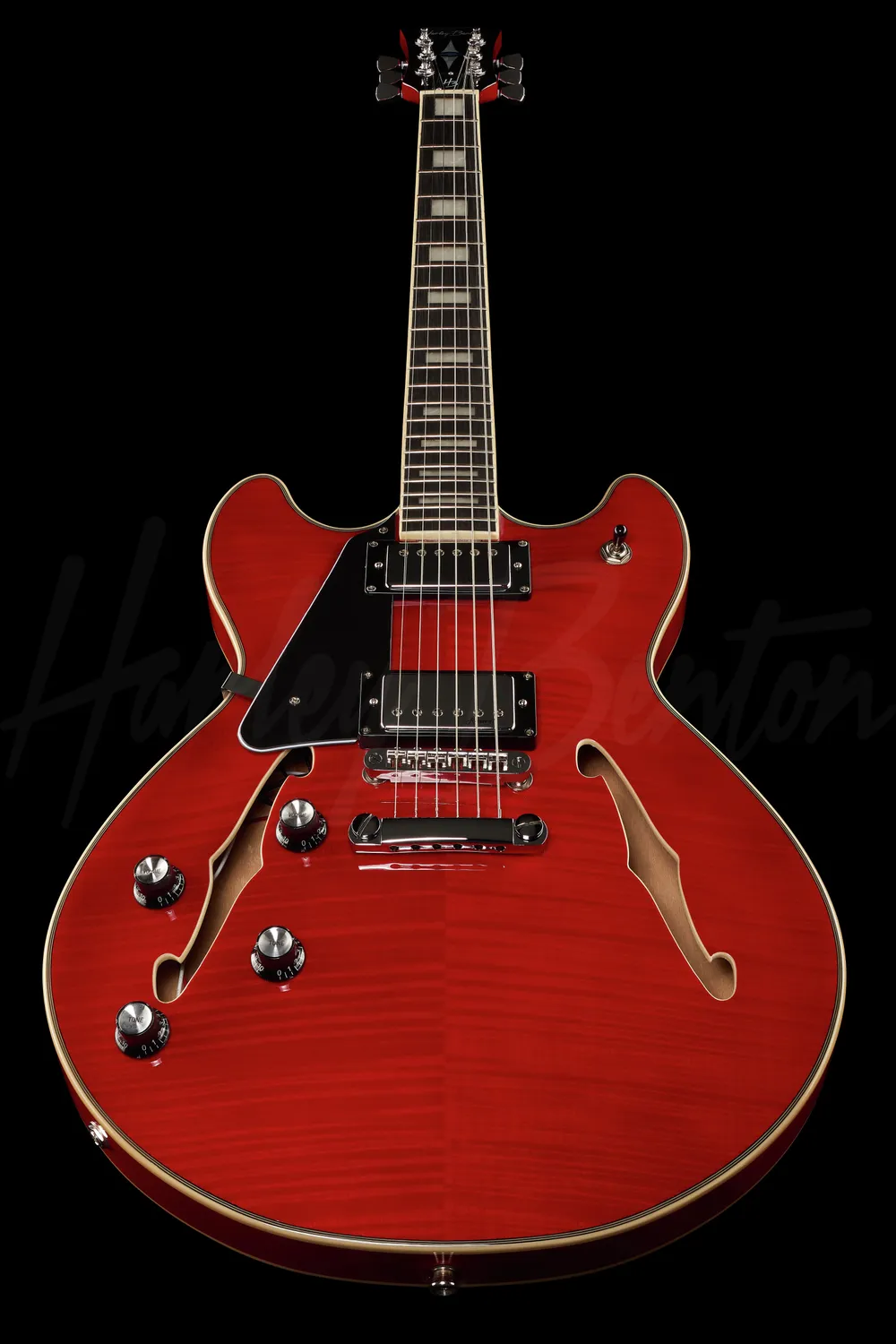 Harley Benton Deluxe HB-35Plus LH E-Gitarre Linkshänder Cherry