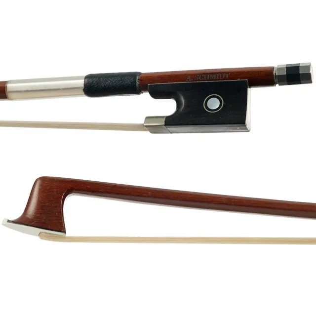 A. Schmidt Brazilwood Geigenbogen 4/4 Ebenfrosch