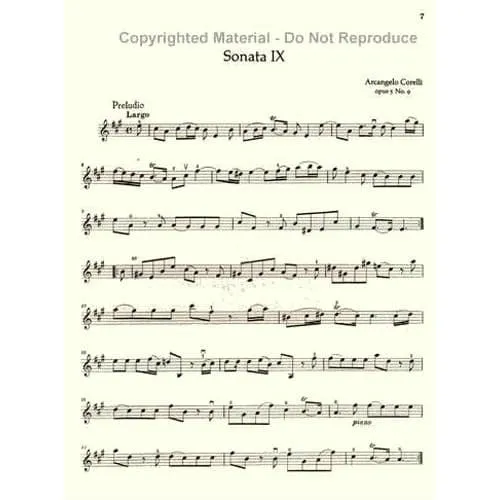 Corelli Sonaten Vol.2 Nr.7-12 Violine Klavier Schott