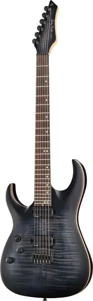 Harley Benton Amarok-6 LH E-Gitarre Flame Burst