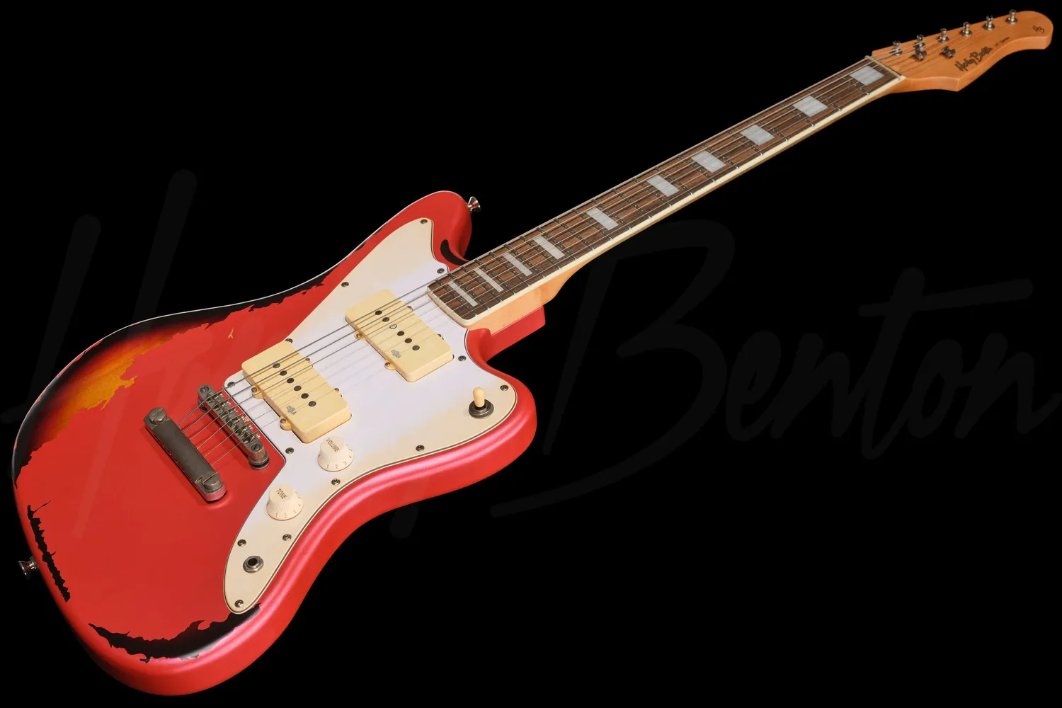 Harley Benton JA-60HA E-Gitarre Candy Apple Aged