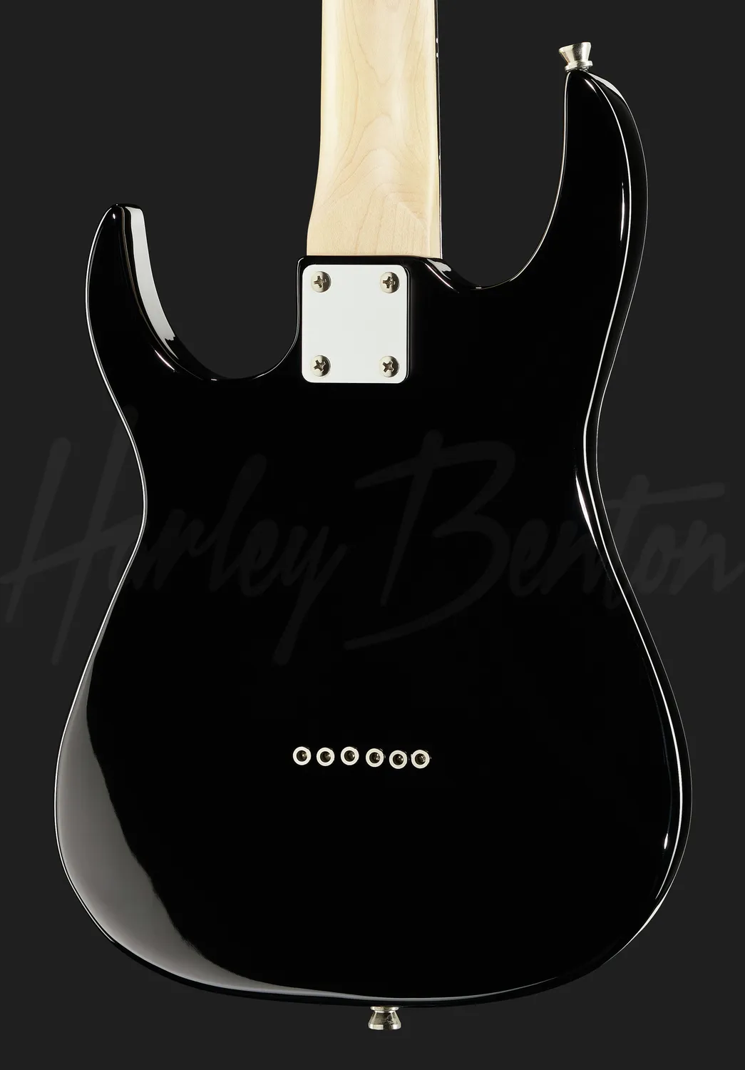 Harley Benton Student Series RG-Junior BK E-Gitarre schwarz 3/4