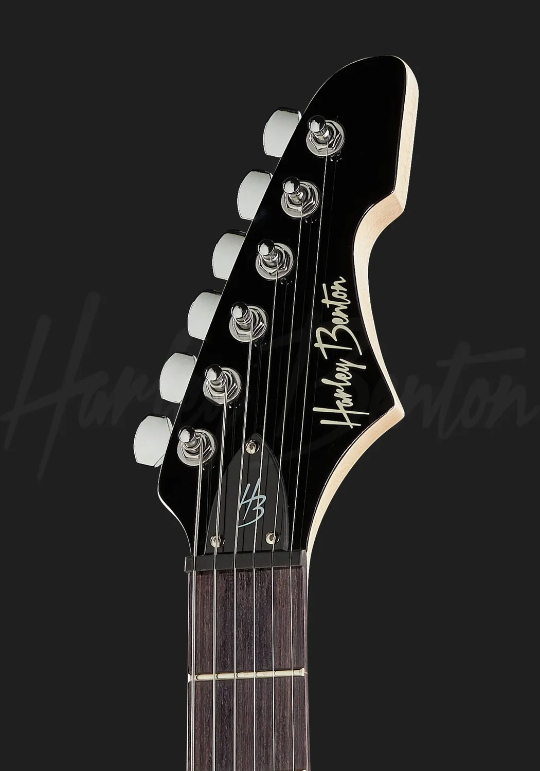 Harley Benton Classic WL-20 E-Gitarre Schwarz Humbucker