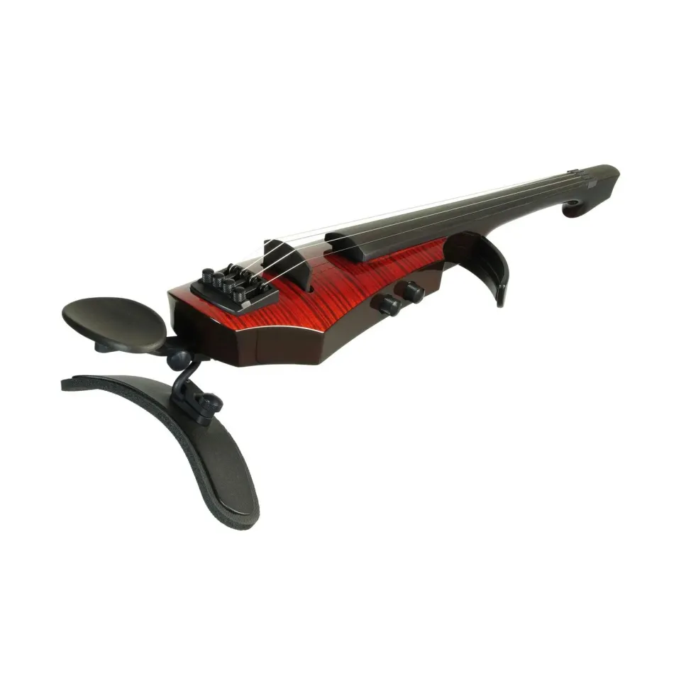 NS Design WAV4 E-Violine Rot 4-saitig elektrisch