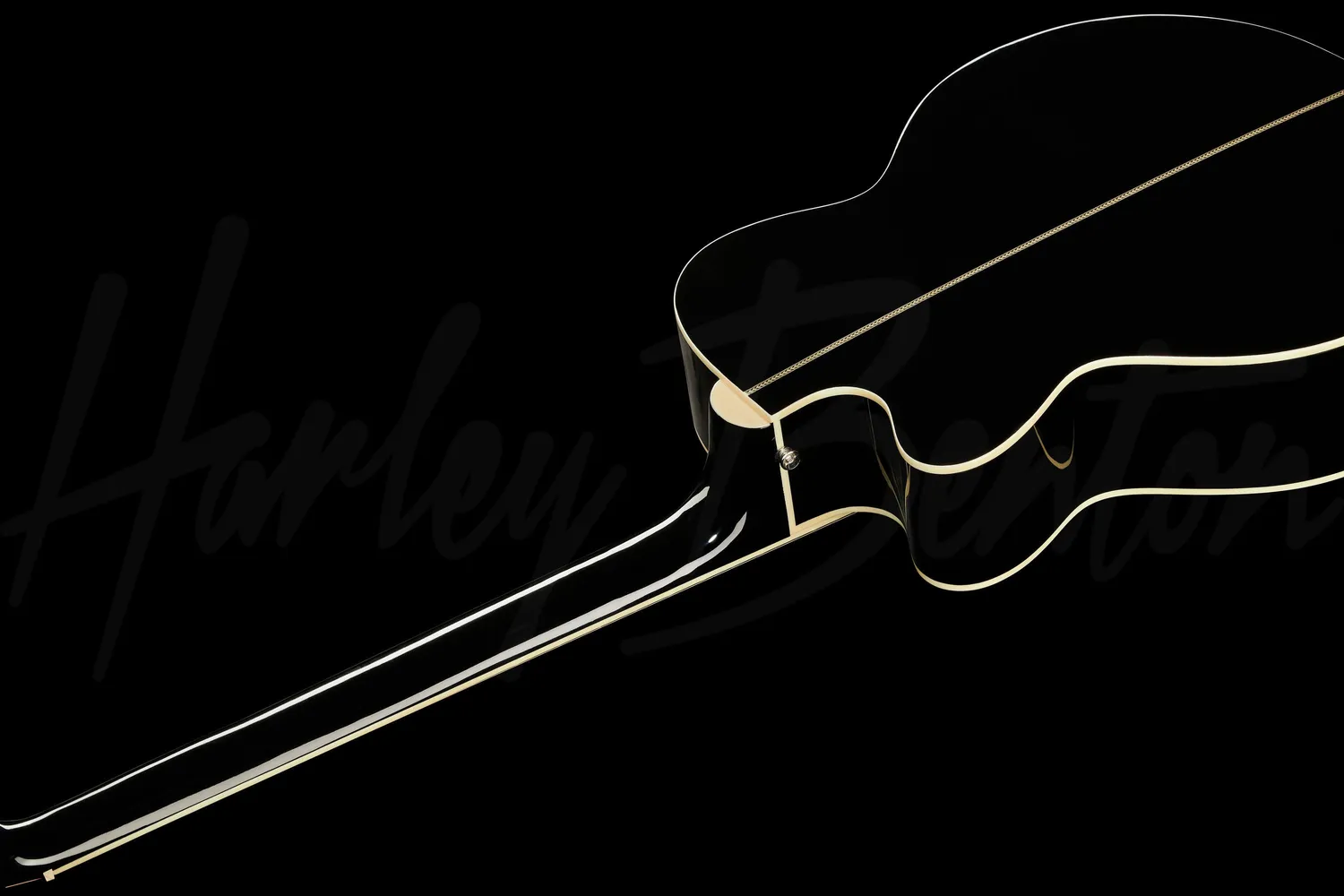 Harley Benton Custom Line B-35BK Akustikbass 5-Saiter schwarz