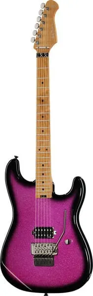 Harley Benton ST-80FR MN PSB E-Gitarre Pink Sparkle Floyd Rose