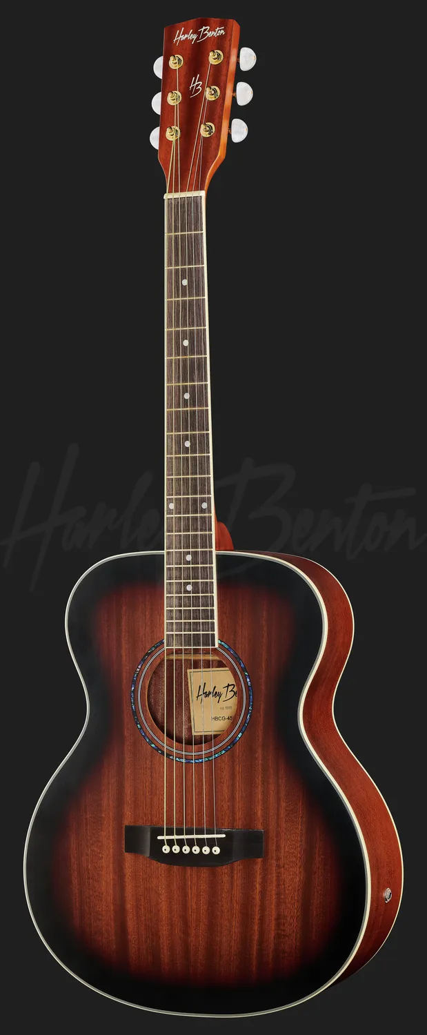 Harley Benton Santos CG-45E Westerngitarre Sunburst