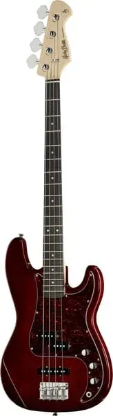 Harley Benton PJ-4 HTR E-Bass Trans Red