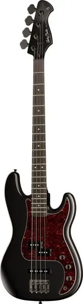 Harley Benton Deluxe PJ-4 SBK E-Bass Satin Schwarz