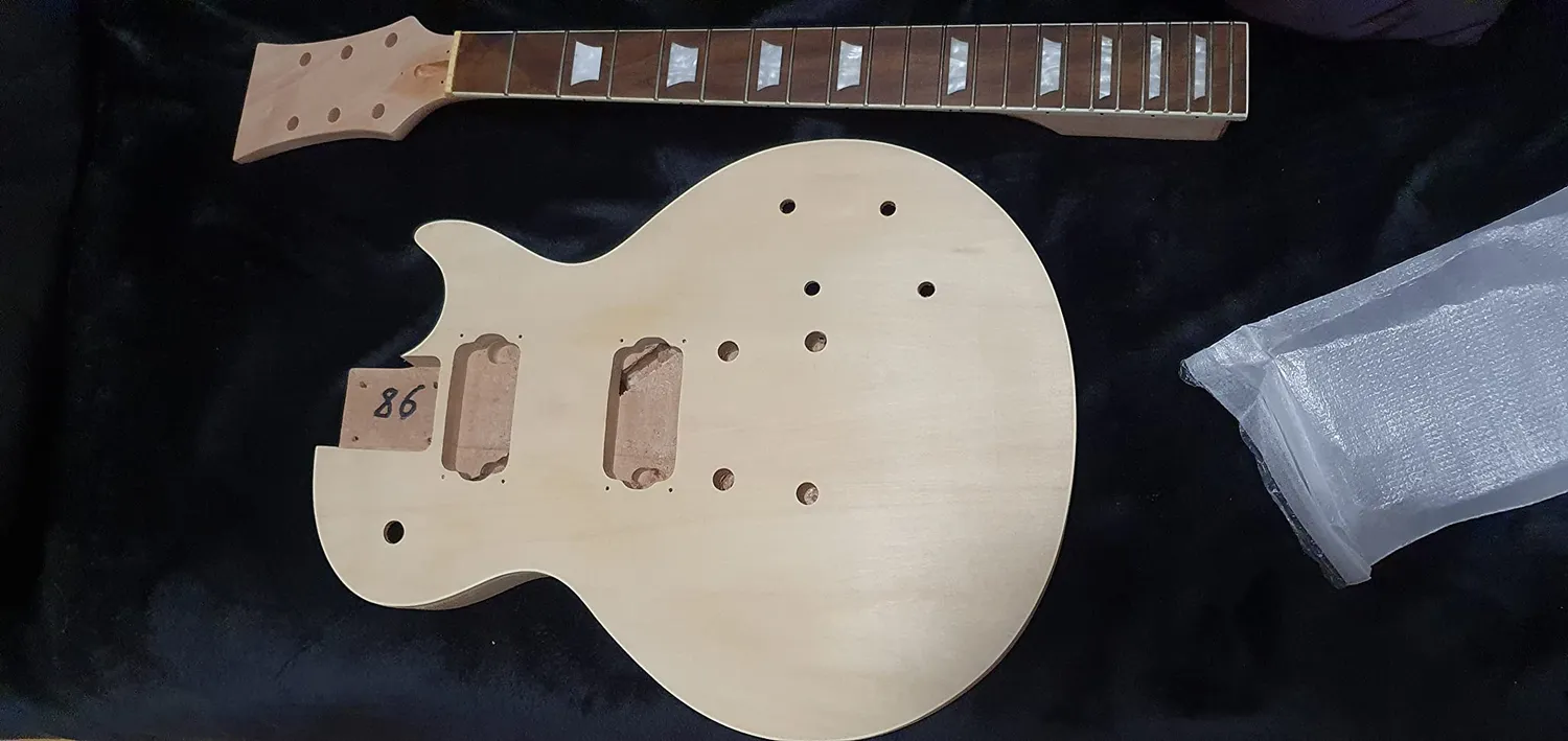 Rocktile Single Cut E-Gitarren-Bausatz Mahagoni Humbucker