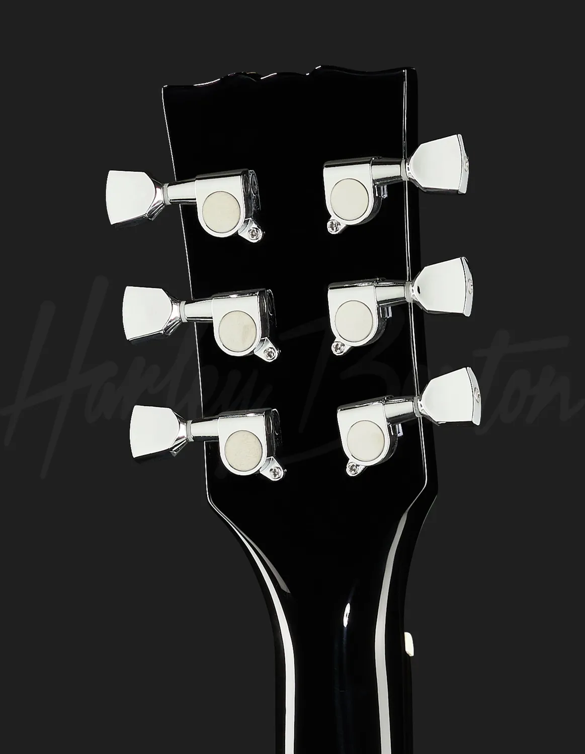 Harley Benton Vintage DC-200 BK E-Gitarre Schwarz Double-Cut