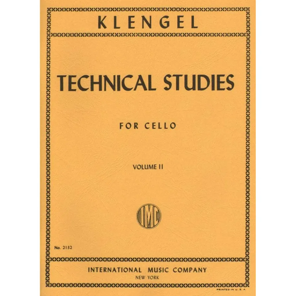 Shar Music Klengel Technical Studies 2 Noten Cello Solo Rose