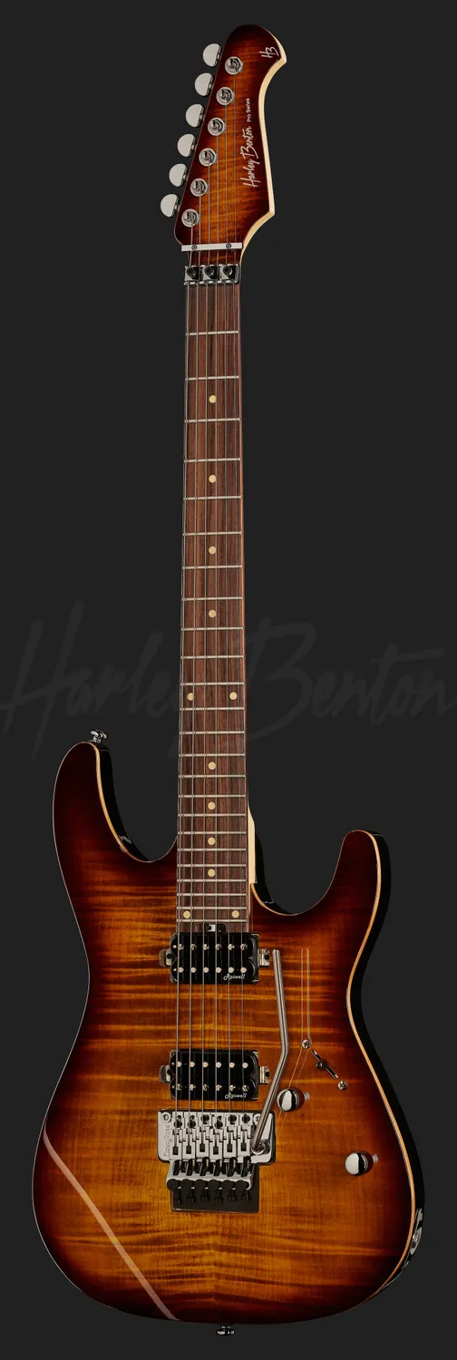 Harley Benton Fusion-III HH FR E-Gitarre FBB