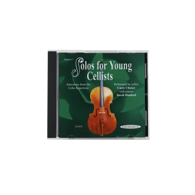Solos for Young Cellists Volume 1 CD Cello Carey Cheney