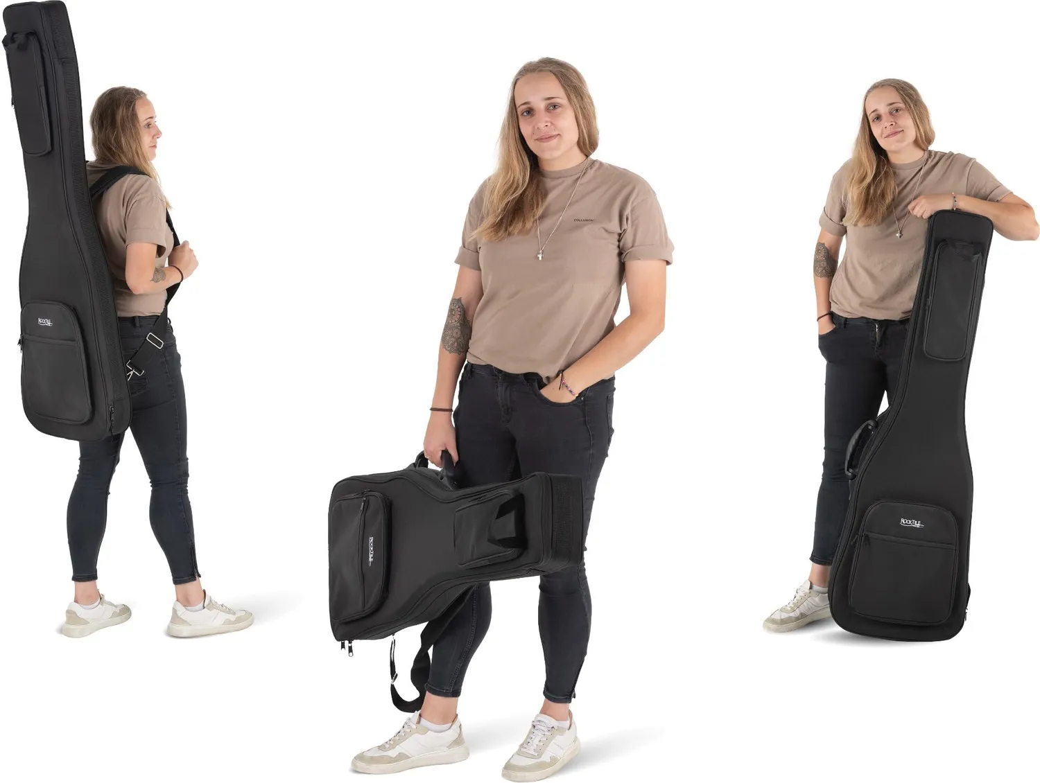 Rocktile EBSC-2124BK E-Bass Softcase Gigbag 2cm schwarz