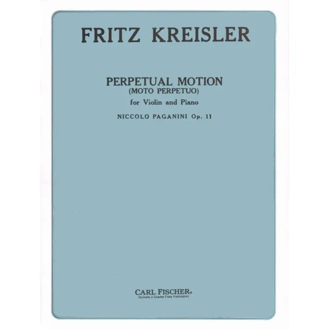 Carl Fischer Paganini Moto Perpetuo Violine Klaviernoten op. 11