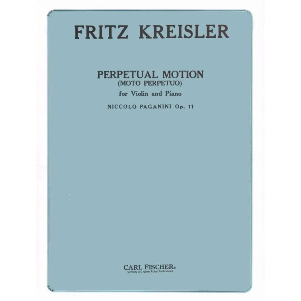 Carl Fischer Paganini Moto Perpetuo Violine Klaviernoten op. 11