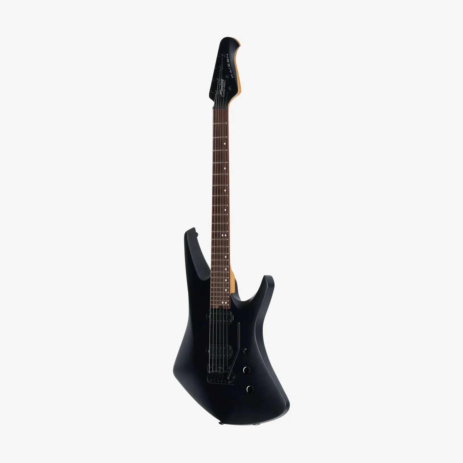 Sterling Kaizen E-Gitarre Stealth Black 24 Bünde Tremolo
