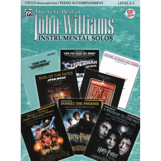 Shar Music Very Best of John Williams Noten für Cello und Klavier mit CD