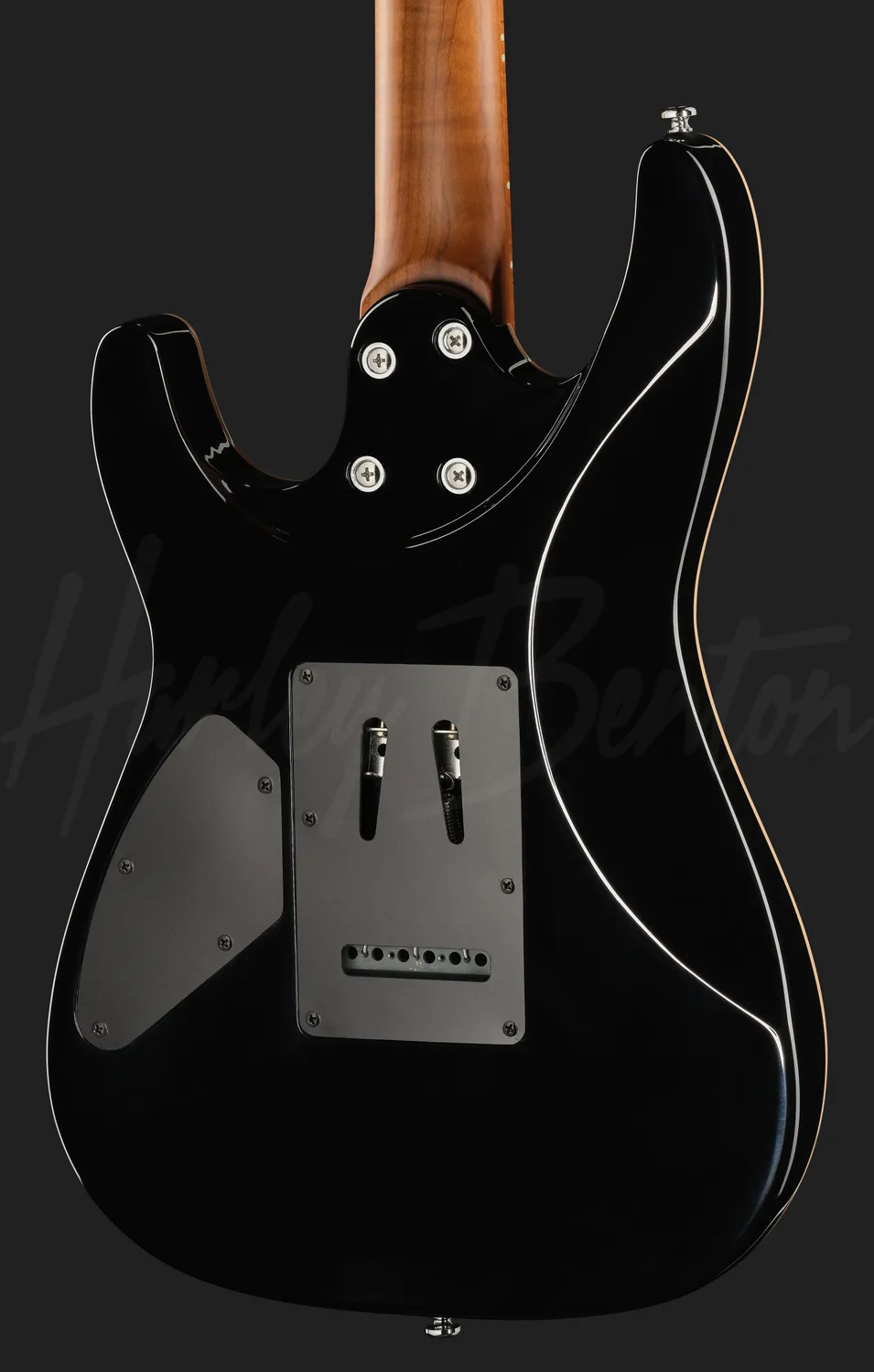 Harley Benton Fusion-IV HH MN E-Gitarre Quilt Dusk Glow Tremolo