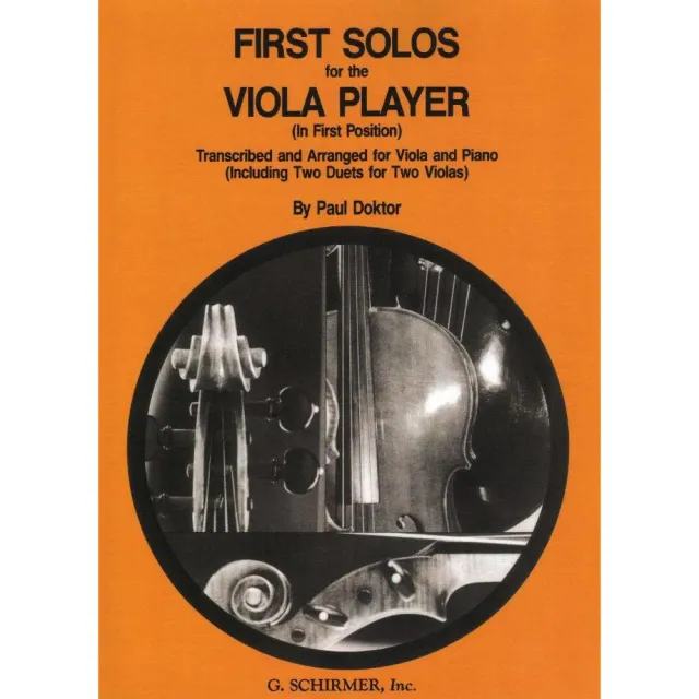 Schirmer Doktor First Solos Bratsche Klavier Noten Anfänger