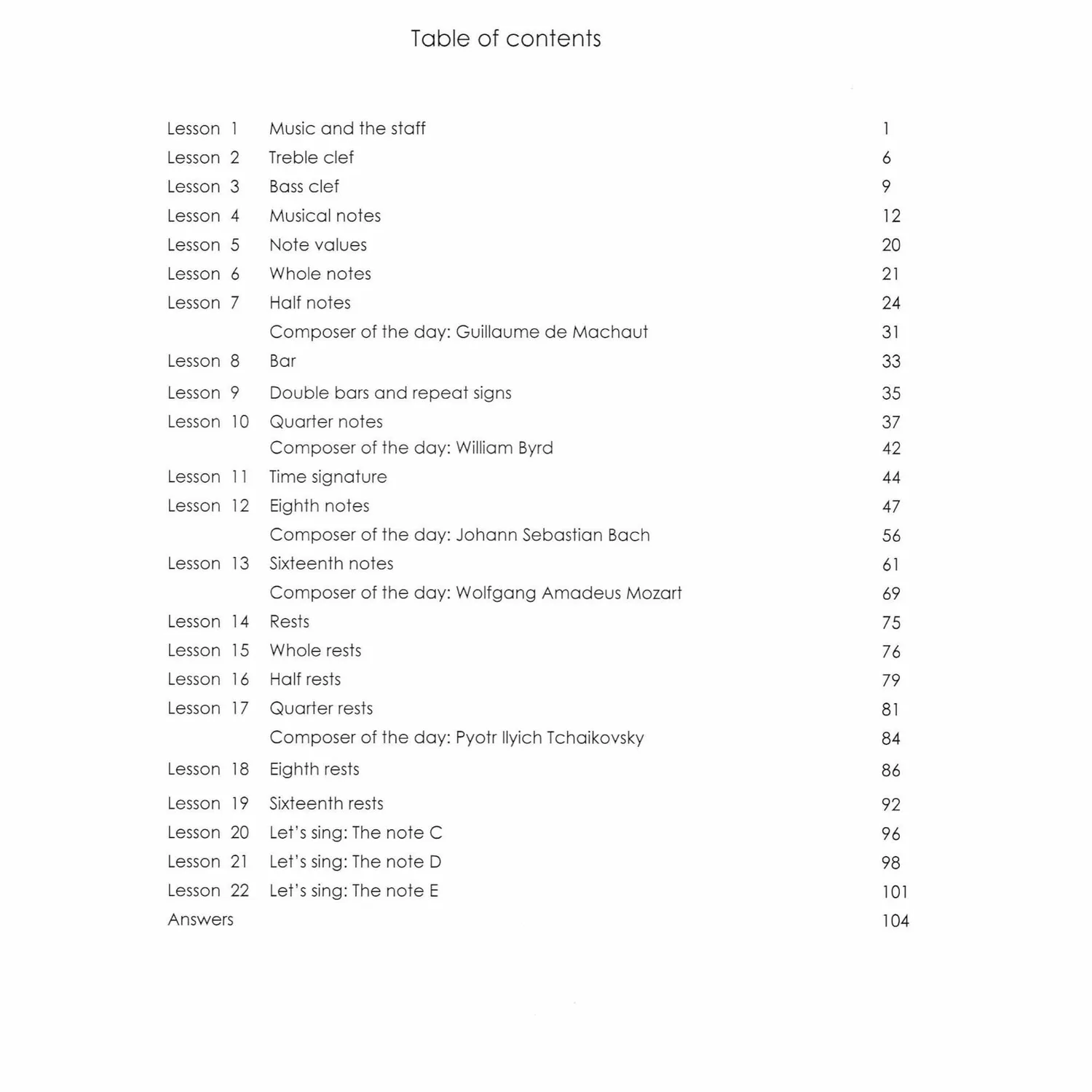 Cartagena My First Music Theory Buch Vol.1 Kinder Theorie