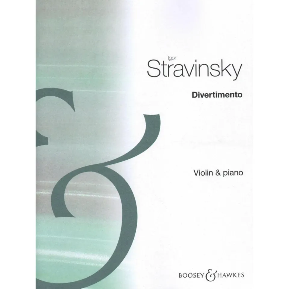 Stravinsky Divertimento Violine Klavier Noten Boosey