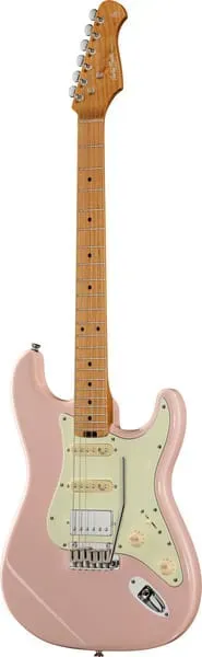 Harley Benton ST-Modern HSS MN E-Gitarre Shell Pink Coil-Split