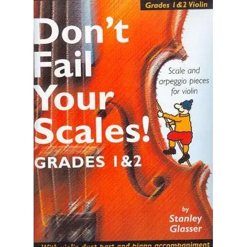 Bosworth Glasser Don't Fail Your Scales Noten Violine 1-2