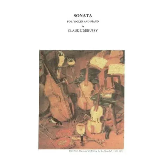Masters Music Debussy Sonate g-Moll Violinnoten