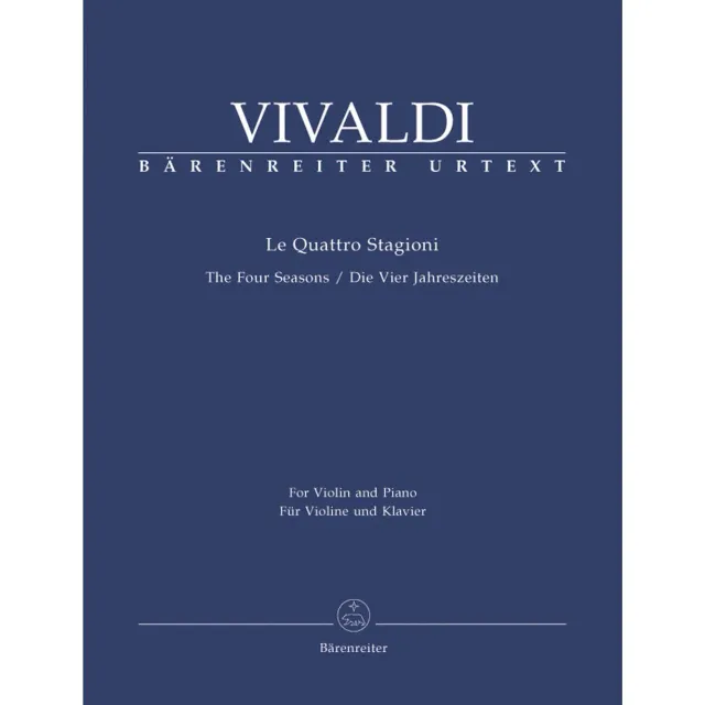 Bärenreiter Vivaldi Vier Jahreszeiten Noten Violine Klavier Urtext