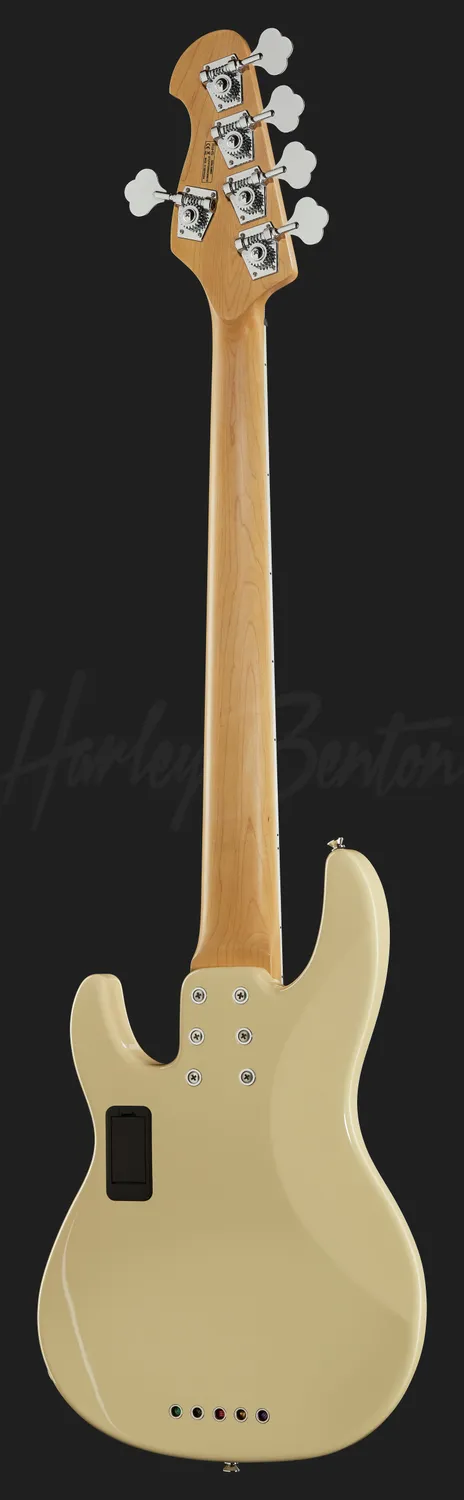 Harley Benton Pro MP-5EB E-Bass 5-saitig Crème Aktiv