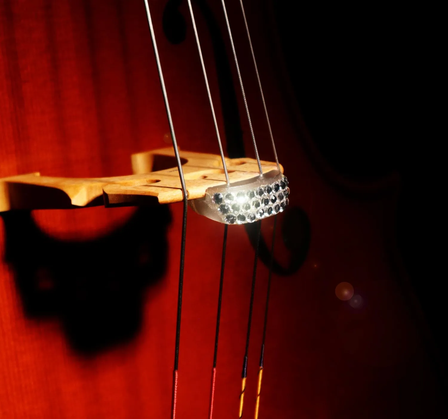 Brillante Polly Cello-Dämpfer transparent Kristall