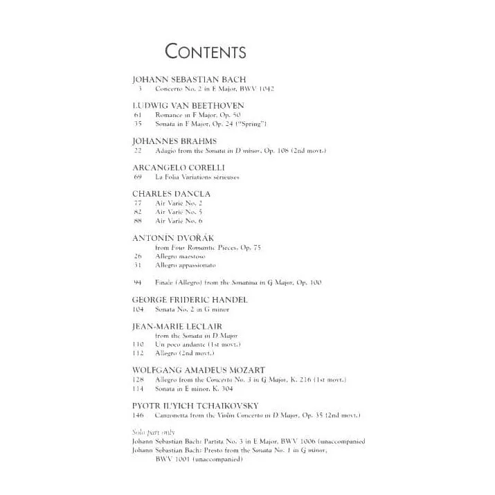 Shar Music Violin Classics 19 Stücke Geige Klavier
