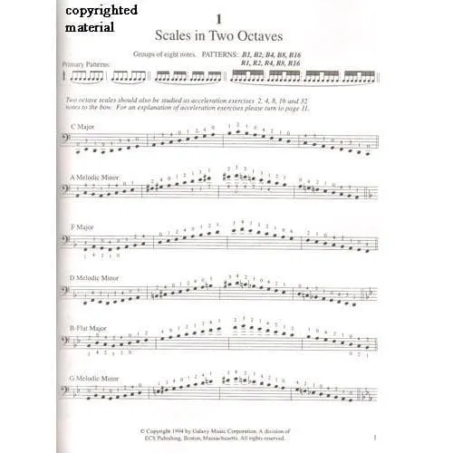 Galamian Scale System Vol.1 Cello Noten