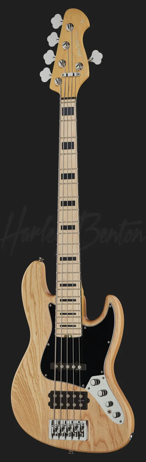 Harley Benton Enhanced MJ-5MN E-Bass Natural 5-saitig