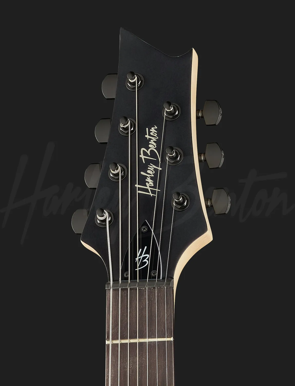 Harley Benton Rock R-457 Active E-Gitarre Schwarz HBZ-Pickups