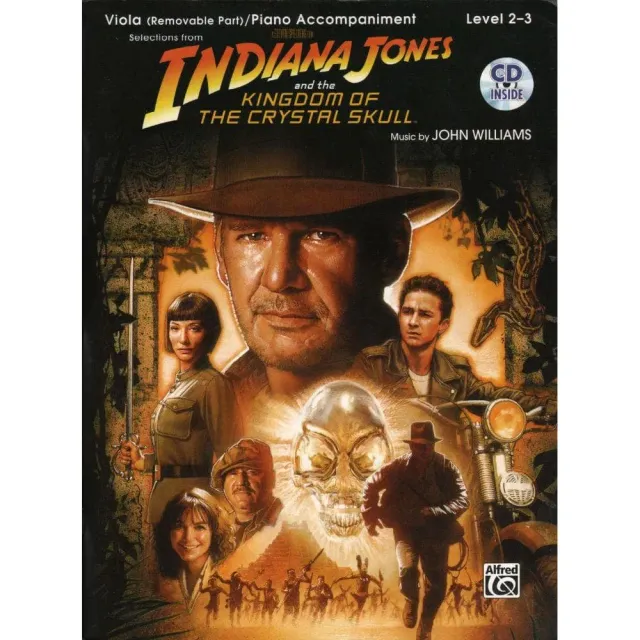 Williams Indiana Jones Crystal Skull Bratschenoten mit CD